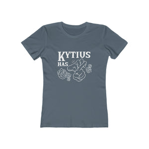 'Kytius has Herpes' Women's Boyfriend T-shirt