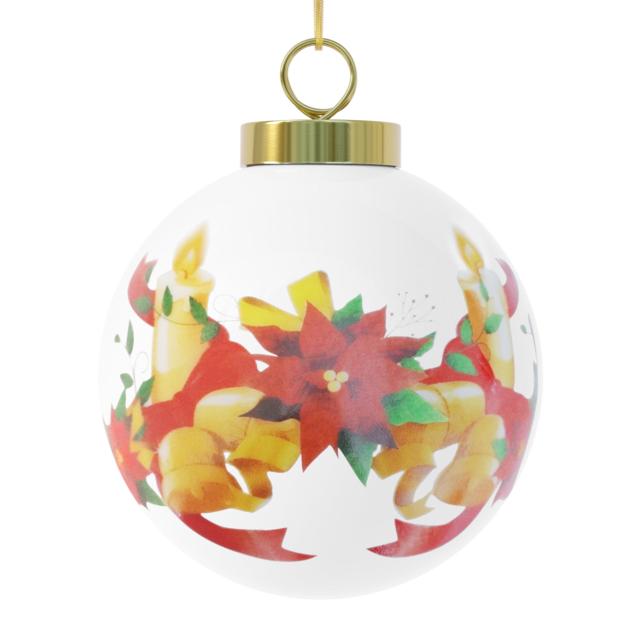 The Chronicler Christmas Ball Ornament - Red
