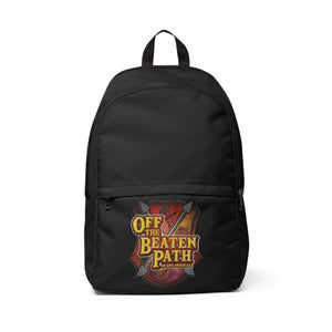 OBP Crest Fabric Backpack - Black