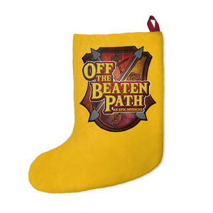 OBP Crest Christmas Stocking - Yellow