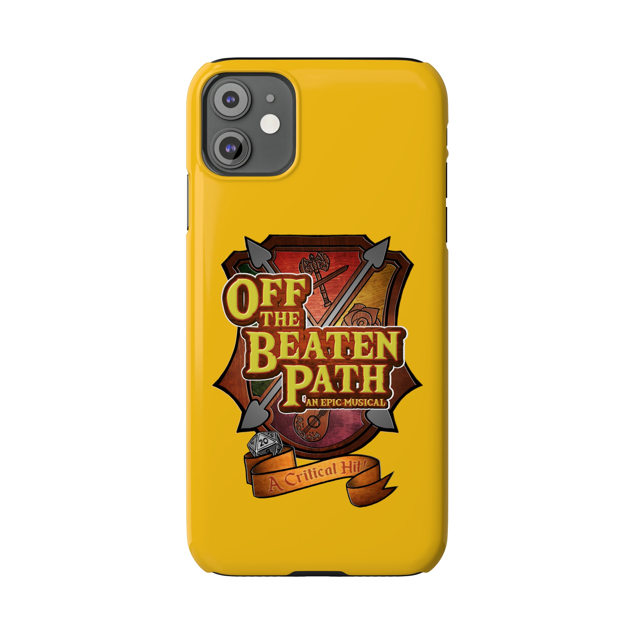 OBP Crest Case Mate Slim Phone Case - Yellow