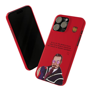 The Chronicler Case Mate Slim Phone Case - Red