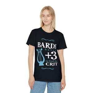 'Bards +3 for the Crit' T-Shirt