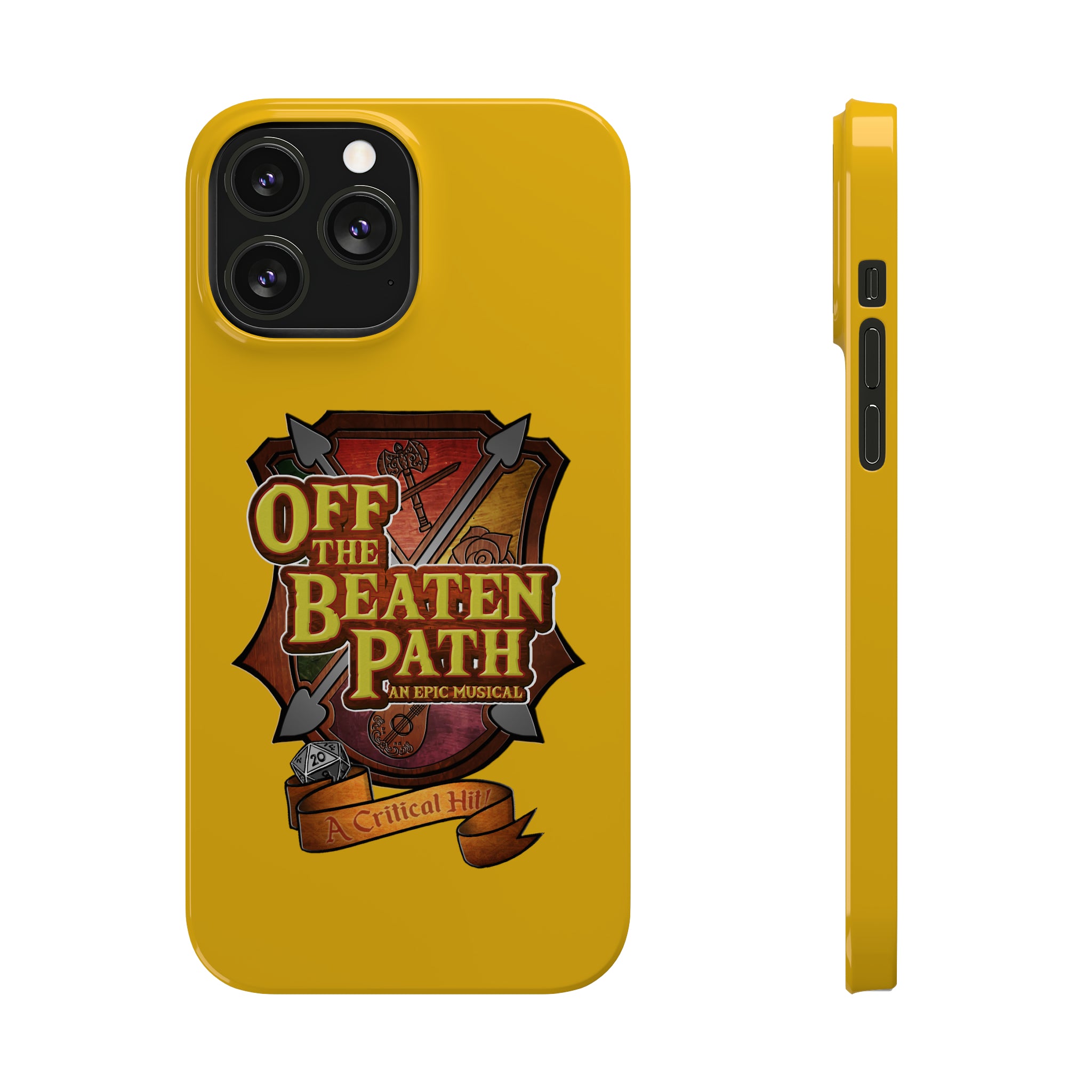OBP Crest Case Mate Slim Phone Case - Yellow