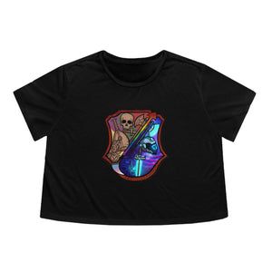 Pride OBPmusical Shield Flowy Cropped Tee