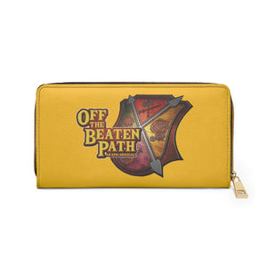 OBP Crest Zipper Wallet/Purse - Yellow