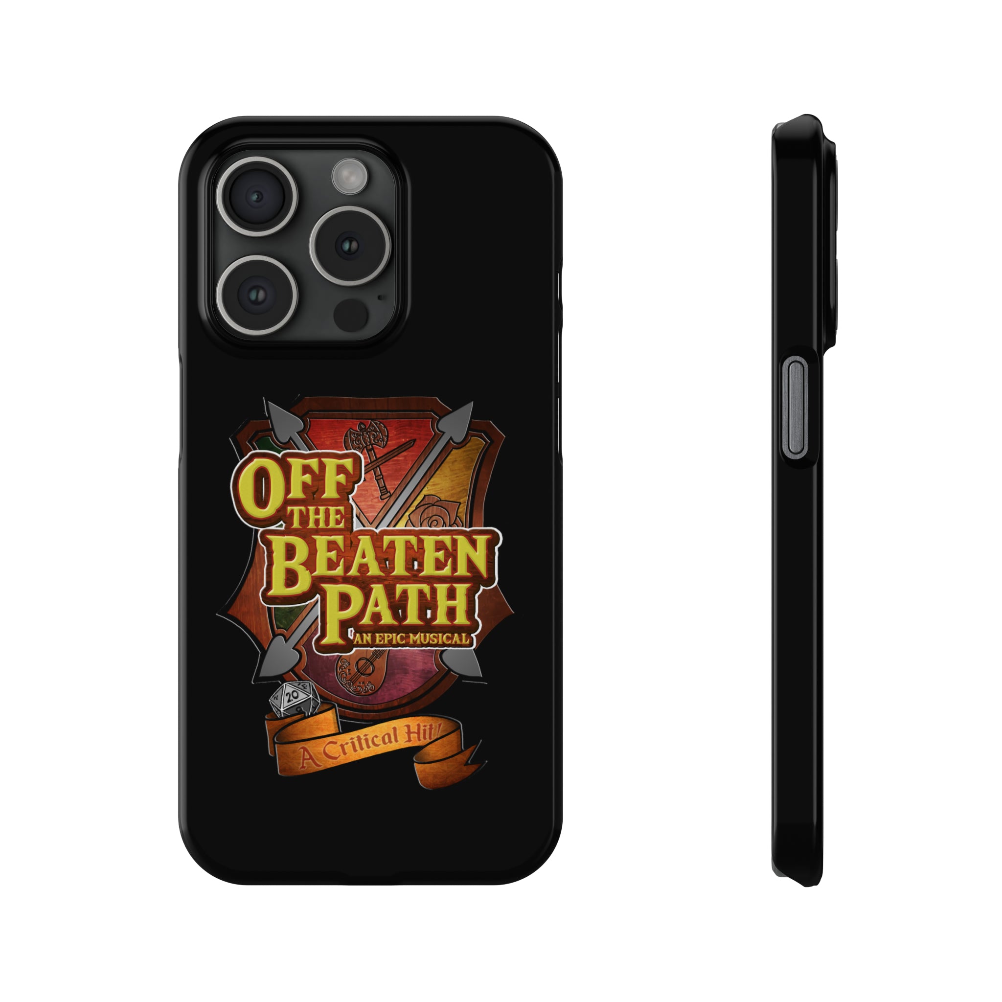 OBP Crest Case Mate Slim Phone Case - Black