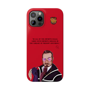 The Chronicler Case Mate Slim Phone Case - Red