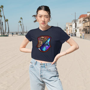 Pride OBPmusical Shield Flowy Cropped Tee