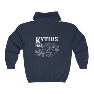'Kytius has Herpes' Hoodie with Zipper
