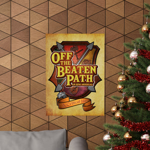 OBP Crest Matte Vertical Poster