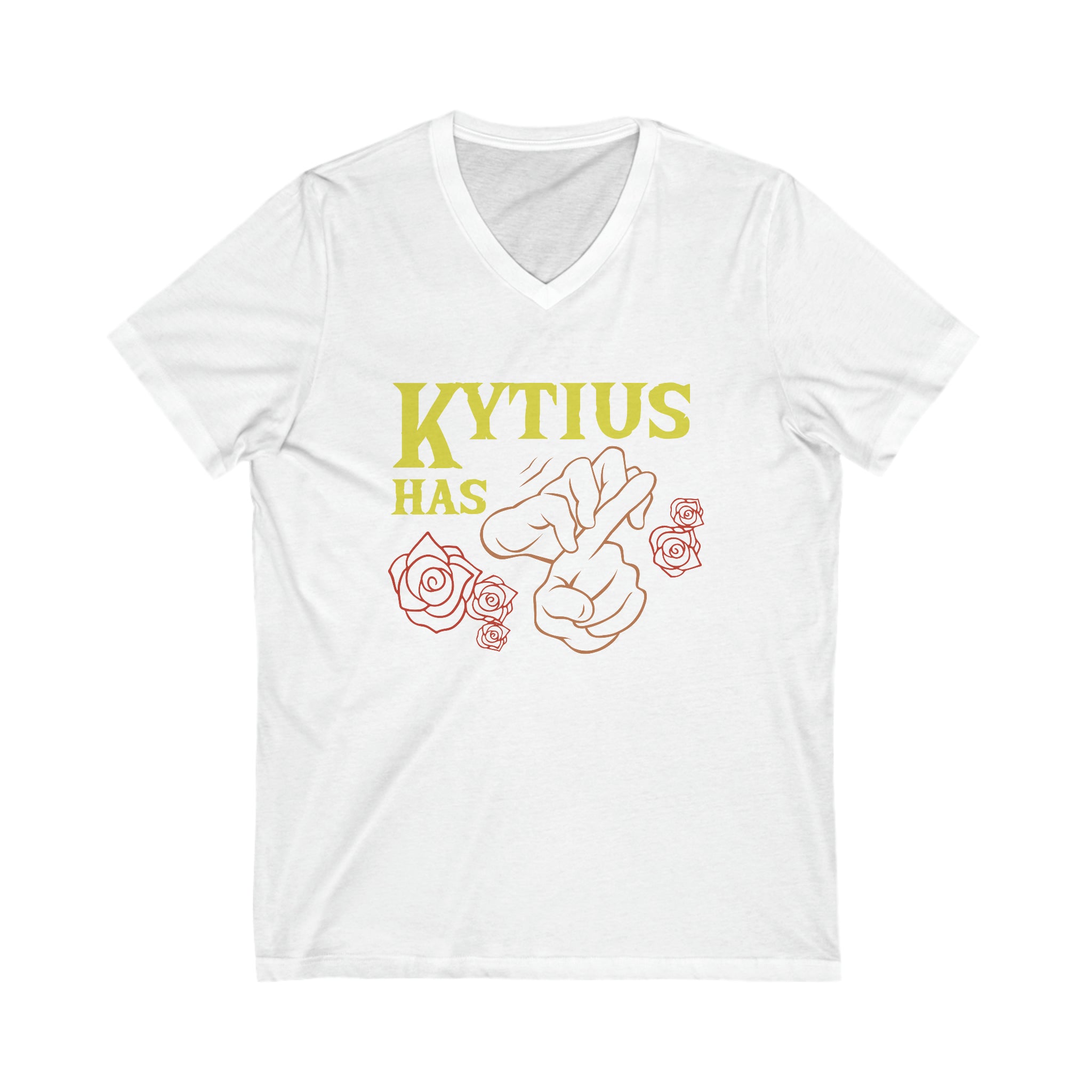 'Kytius has Herpes' V-neck T-shirt